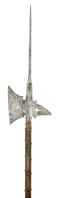 Lot 151 - A GERMAN HALBERD