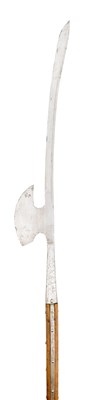 Lot 159 - A RARE BAVARIAN SWORD HALBERD