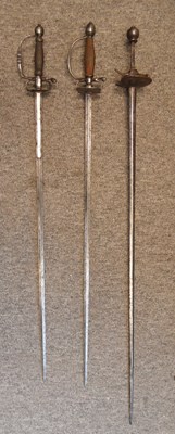 Lot 186 - THREE GERMAN SMALL-SWORDS