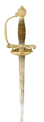 Lot 190 - A GERMAN SMALL-SWORD