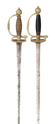 Lot 193 - TWO GERMAN SMALL-SWORDS