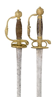 Lot 199 - TWO GERMAN SMALL-SWORDS
