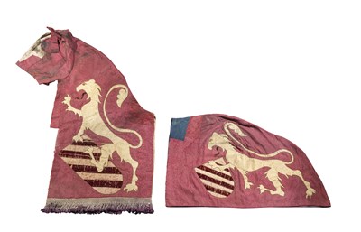 Lot 227 - A HORSE CAPARISON