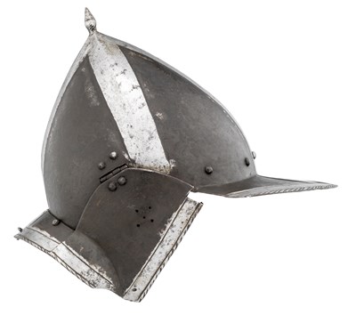 Lot 239 - A SOUTH GERMAN 'BLACK AND WHITE' BURGONET