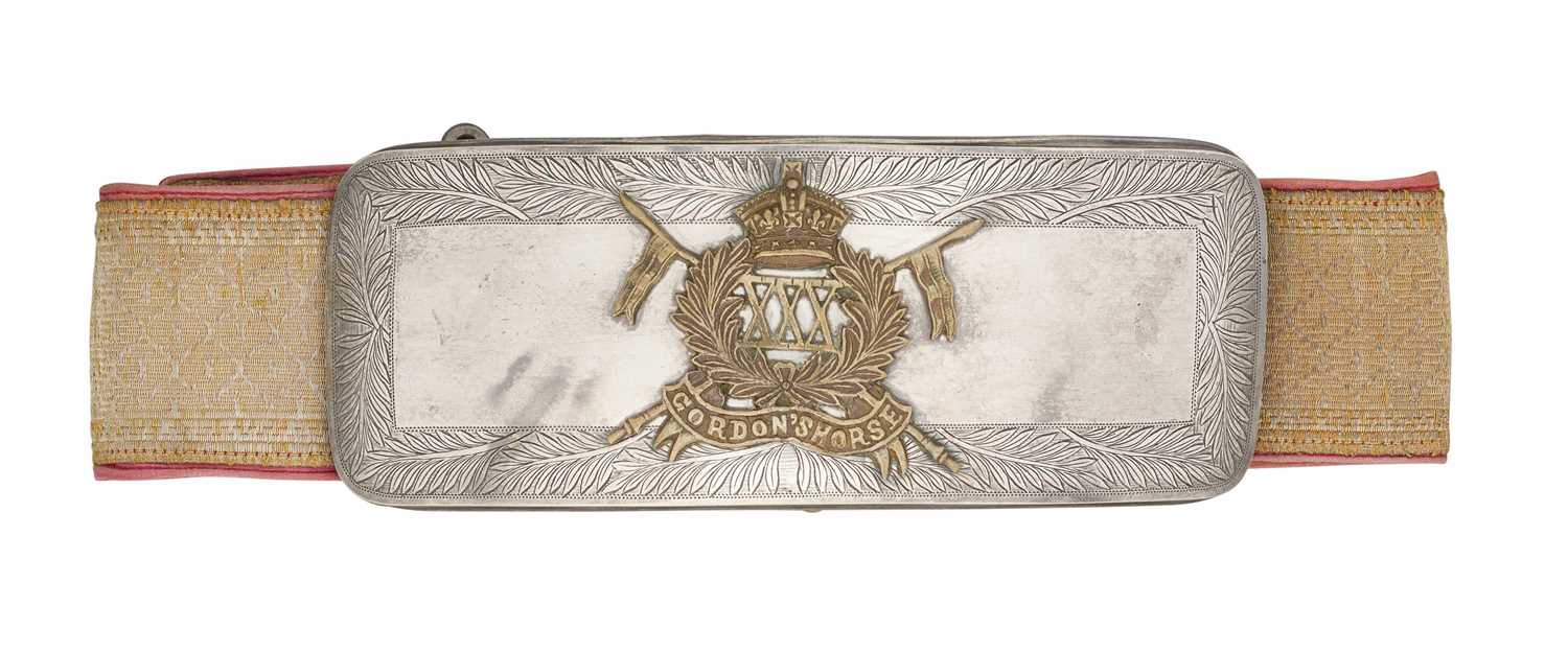 Lot 307 - AN INDIAN CAVALRY OFFICER’S POUCH