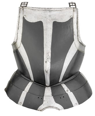 Lot 287 - A GERMAN 'BLACK AND WHITE' BREASTPLATE