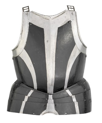 Lot 296 - A GERMAN 'BLACK AND WHITE' BREASTPLATE