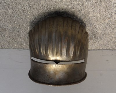 Lot 300 - A VISOR FOR A SALLET IN THE GERMAN LATE 15TH CENTURY STYLE