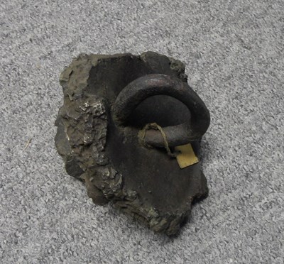 Lot 310 - A DETACHED POMMEL FROM A RAPIER