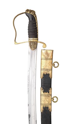 Lot 326 - A NAVAL LIEUTENANT'S SWORD