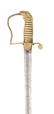 Lot 330 - ËœAN 1805 PATTERN NAVAL COMMANDER'S SWORD