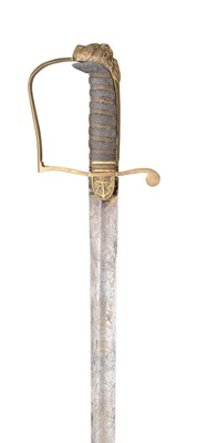 Lot 331 - AN 1805 PATTERN NAVAL LIEUTENANT'S SWORD