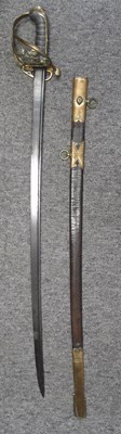 Lot 340 - A WILLIAM IV 1822 PATTERN INFANTRY OFFICER'S SWORD BY SALTER