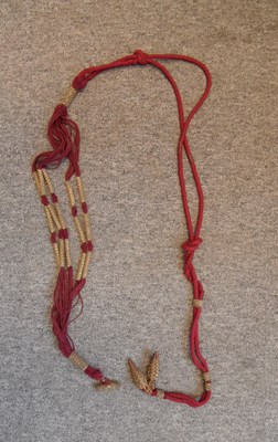 Lot 353 - A HUSSAR OFFICER'S BARREL SASH