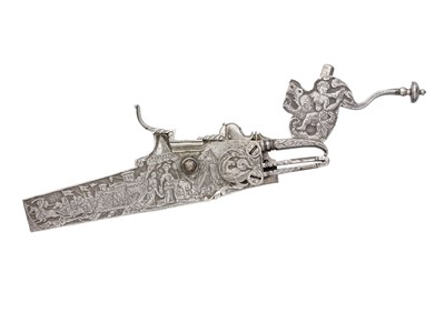 Lot 377 - A FINE DETACHED WHEEL-LOCK FOR AN AUSTRIAN