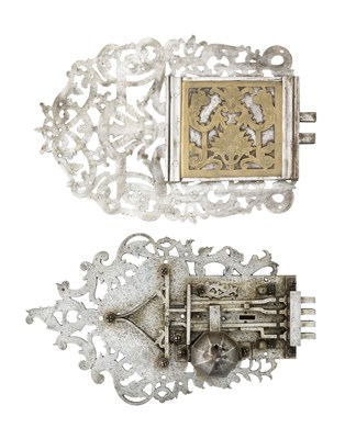 Lot 387 - TWO GERMAN IRON LOCKS