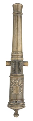 Lot 411 - A FINE BRONZE SALUTING CANNON BARREL