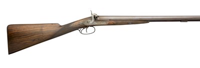 Lot 442 - A 15 BORE D.B. PERCUSSION SPORTING GUN BY GASQUOINE & DYSON