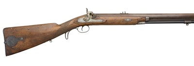 Lot 447 - A .750 CALIBRE PERCUSSION RIFLE BY SWINBURN