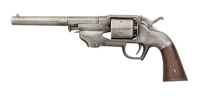 Lot 469 - A .44 CALIBRE ALLEN & WHEELOCK CENTRE HAMMER ARMY SIX-SHOT PERCUSSION REVOLVER