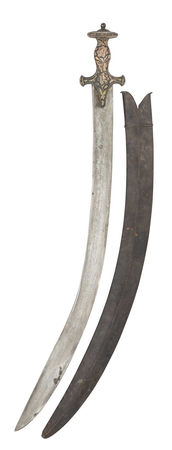 Lot 131 - AN INDIAN SWORD (TALWAR), 19TH CENTURY, THE