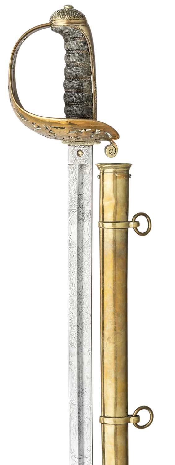 Lot 253 - A ROYAL ENGINEERS' SWORD BY HERBERT & CO AND