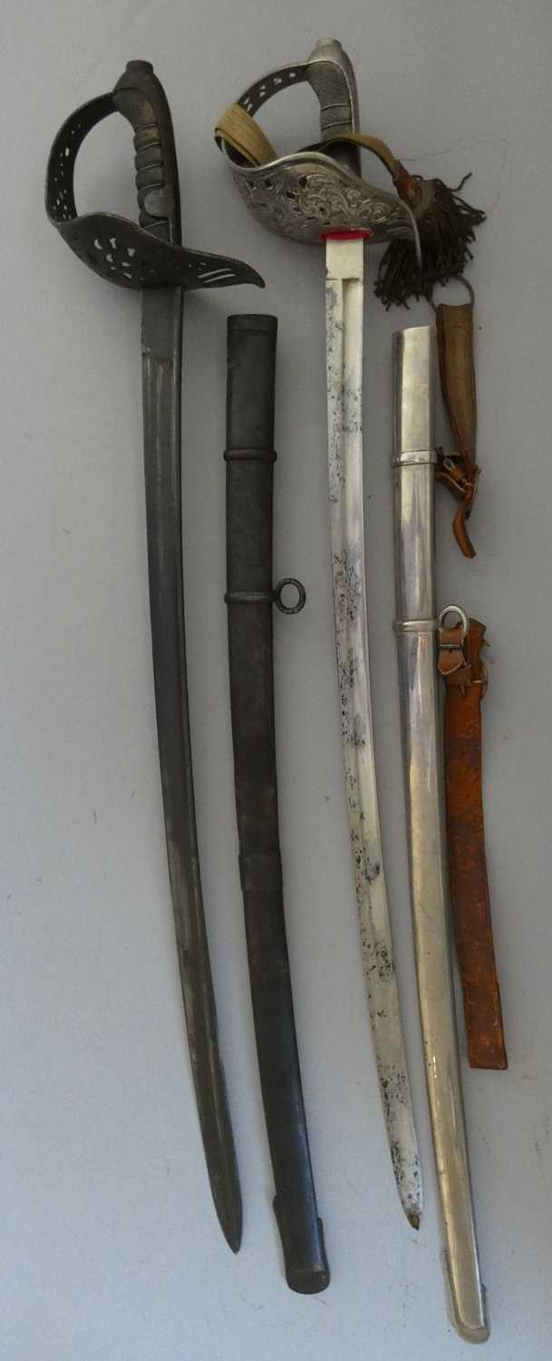 Lot 273 - TWO AUSTRIAN MODEL 1904 CAVALRY SWORDS