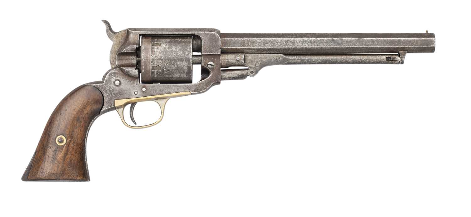Lot 489 - A .36 CALIBRE RIM-FIRE WHITNEY NAVY & EAGLE CO. SECOND MODEL SIX-SHOT SINGLE ACTION PECUSSION