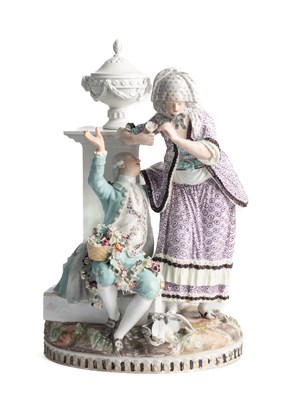 Lot 4 - A MEISSEN (MARCOLINI) GROUP OF THE BETROTHAL