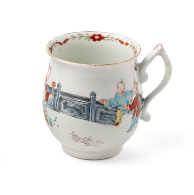 Lot 57 - â€¡Â A RARE WORCESTER COFFEE CUP