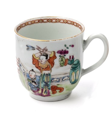 Lot 59 - â€¡Â A WORCESTER COFFEE CUP