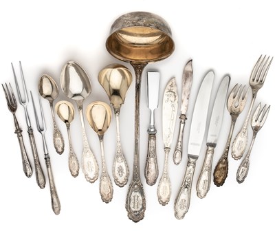 Lot 169 - A CANTEEN OF GERMAN TABLE SILVER