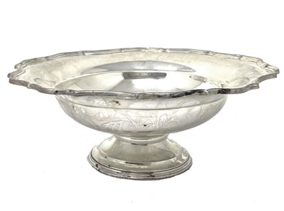 Lot 181 - A GEORGE V SILVER BOWL