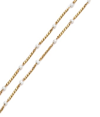 Lot 261 - SEED PEARL LONG CHAIN