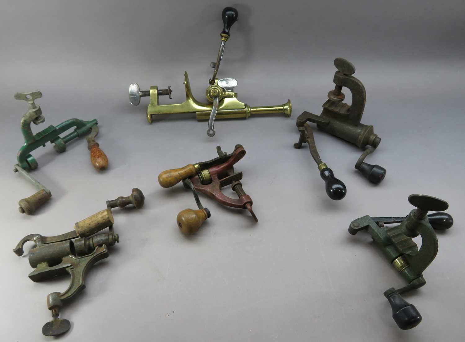 Lot 110 - â“Œ SIX RELOADING TOOLS FOR CARTRIDGES,