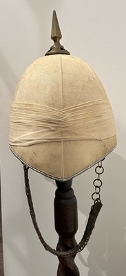 Lot 231 - A VICTORIAN EARLY FOREIGN SERVICE HELMET AND UNIFORM OF PRINCE ALFRED'S GUARD (BANDSMAN)