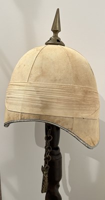 Lot 231 - A VICTORIAN EARLY FOREIGN SERVICE HELMET AND UNIFORM OF PRINCE ALFRED'S GUARD (BANDSMAN)