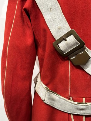 Lot 231 - A VICTORIAN EARLY FOREIGN SERVICE HELMET AND UNIFORM OF PRINCE ALFRED'S GUARD (BANDSMAN)