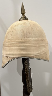 Lot 231 - A VICTORIAN EARLY FOREIGN SERVICE HELMET AND UNIFORM OF PRINCE ALFRED'S GUARD (BANDSMAN)