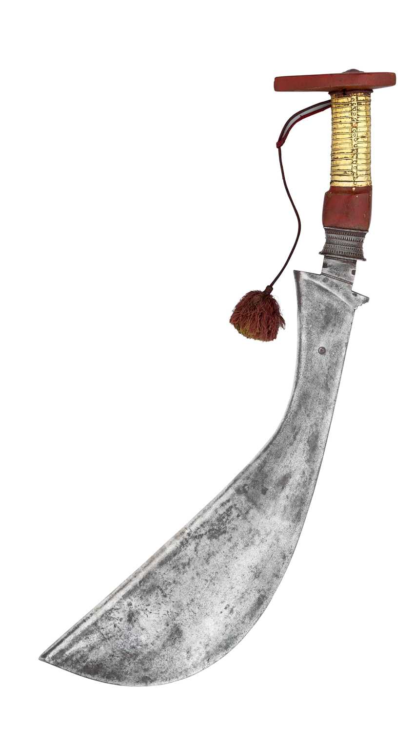 Lot 243 - â“Œ A RARE COORG KNIFE (AYDA KATTI), LATE 18TH/EARLY 19TH CENTURY