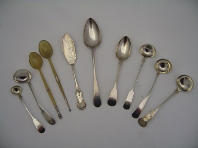 Lot 142 - ASSORTED SCOTTISH TABLE SILVER