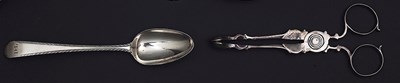 Lot 143 - A SET OF SIX GEORGE III SILVER TEASPOONS