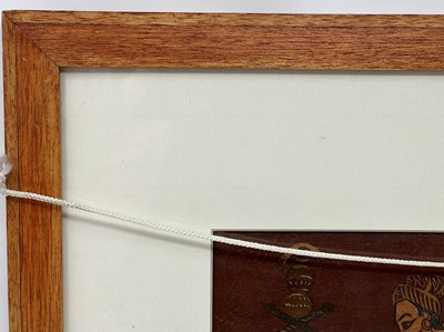 Lot 95 - A TWO SIDED BOOKCOVER, RAJASTHAN, INDIA, CIRCA 1900