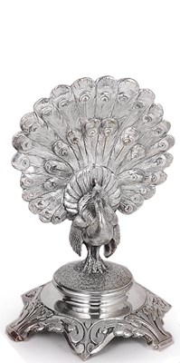 Lot 248 - AN ELECTROPLATE NOVELTY HAT-PIN STAND