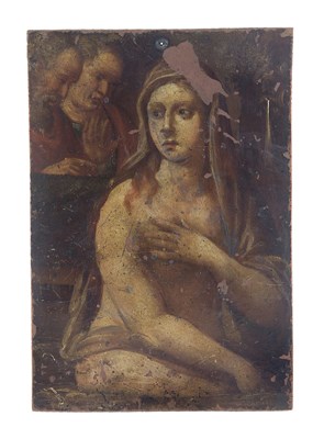 Lot 295 - AN ITALIAN COPPER PRINTING PLATE