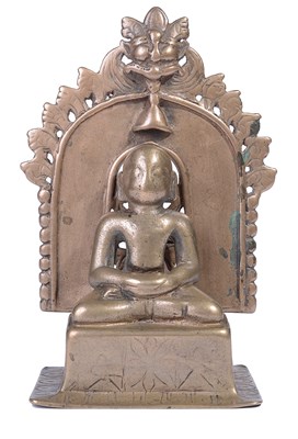 Lot 108 - A BRONZE FIGURE OF A JINA