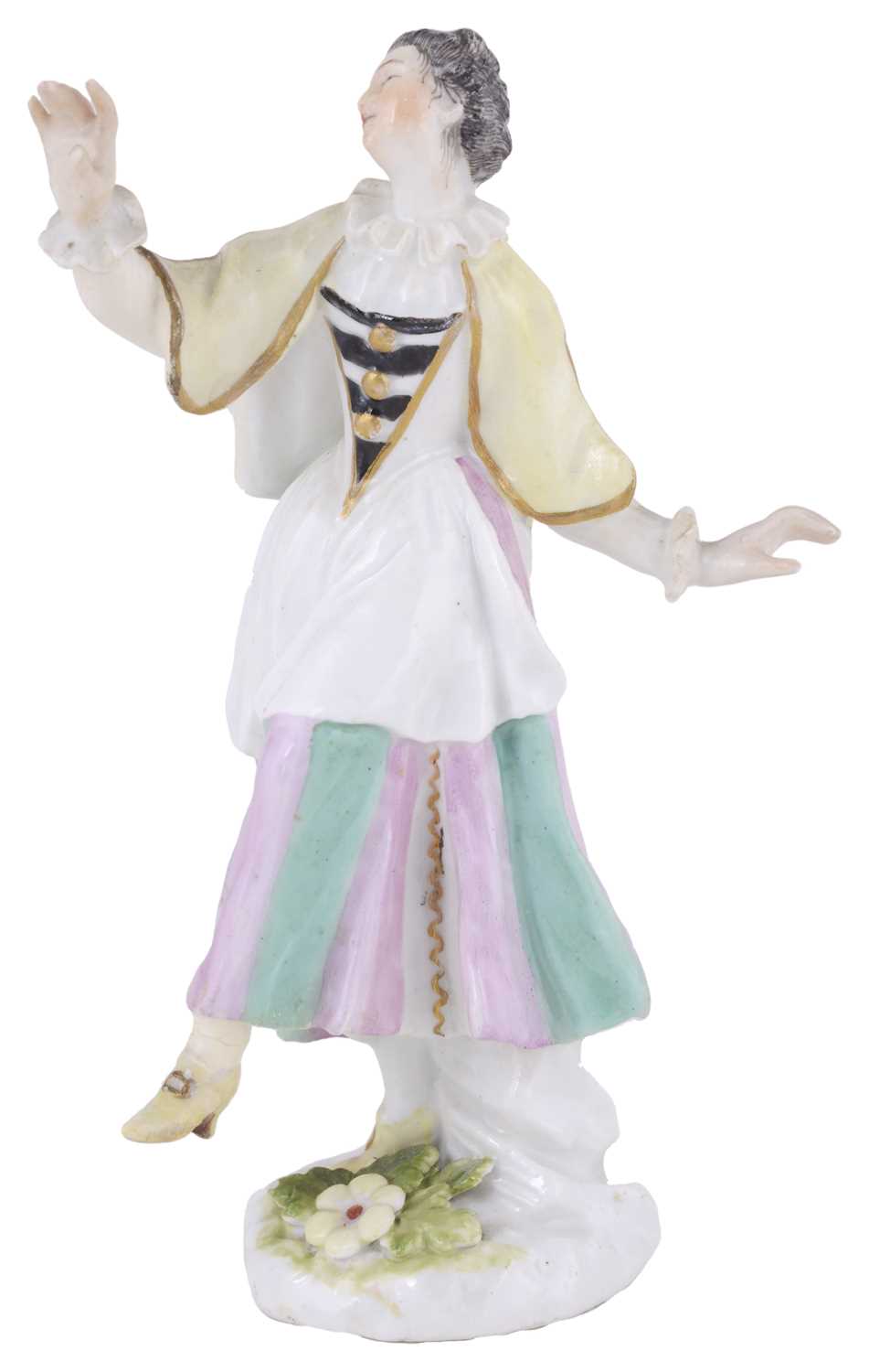 Lot 290 - A MEISSEN FIGURE OF A DANCER