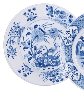 Lot 20 - A PAIR OF LARGE DISHES, KANGXI STYLE