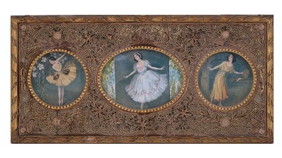 Lot 106 - A PAPER SCROLL FRAME, GEORGE III STYLE