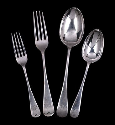 Lot 133 - A SET OF TABLE SILVER